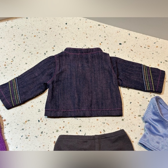American Girl Doll 18” Back 2 School Outfit with Book Bag and Denim Jacket - Picture 4 of 16